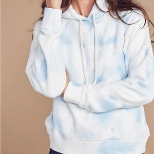 Faherty Tie Dye Fleece Hoodie